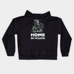 Crazy Plant Lady Botanist House Plant Lover Plant Parent Kids Hoodie